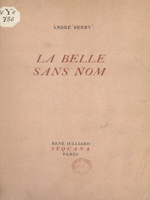 cover image of La belle sans nom